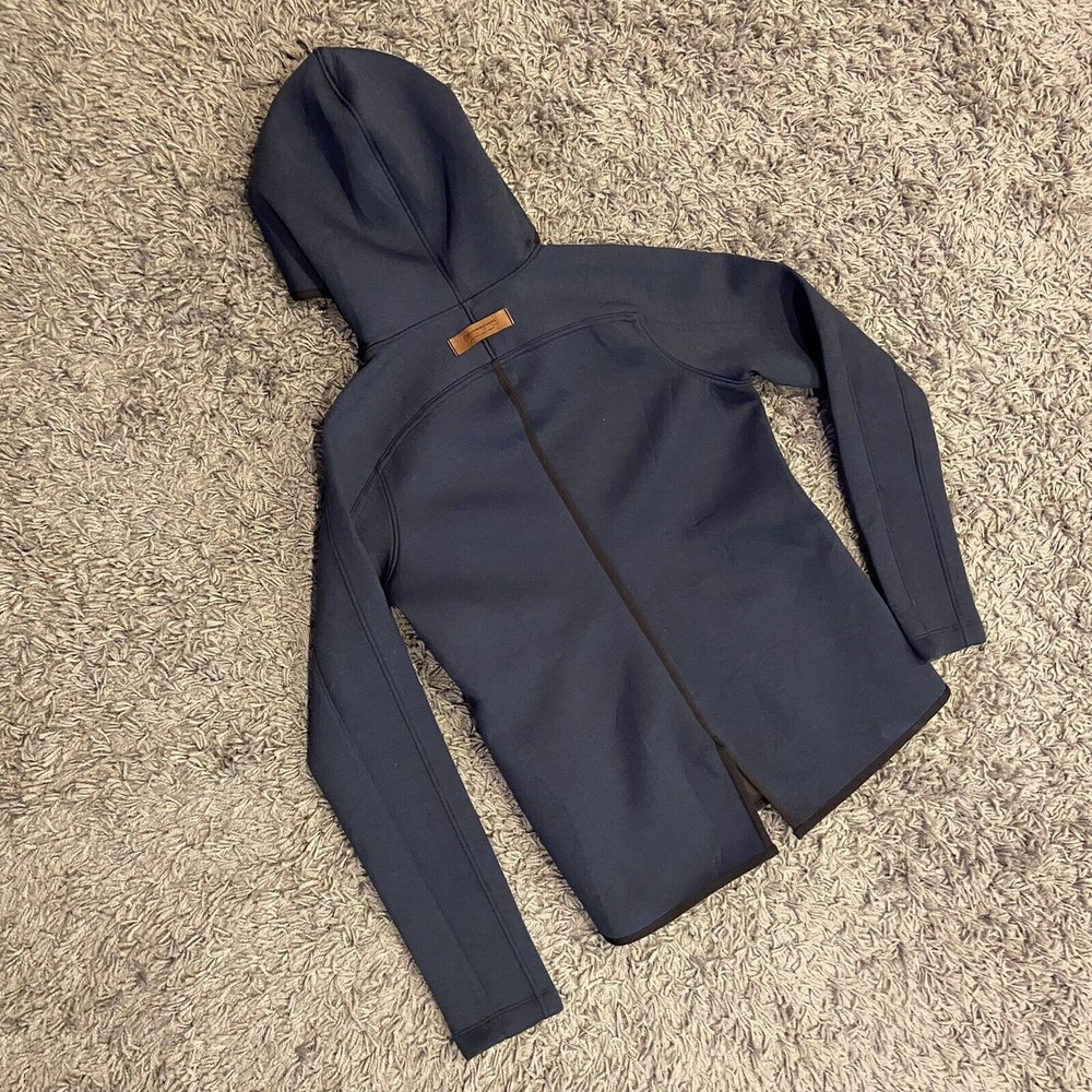 Obermeyer Women’s Lila Fleece Pullover Hooded Pockets Blue Size S EUC - Picture 11 of 12